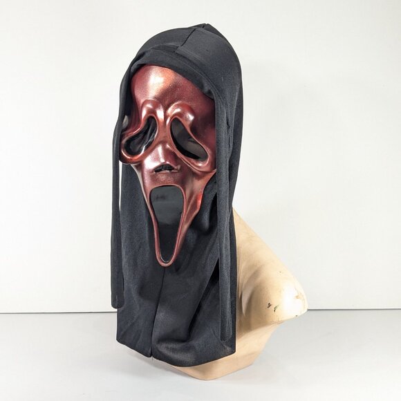 Scream Mask Metallic Red Ghost Face Easter Unlimited Halloween costume collect - Picture 3 of 11